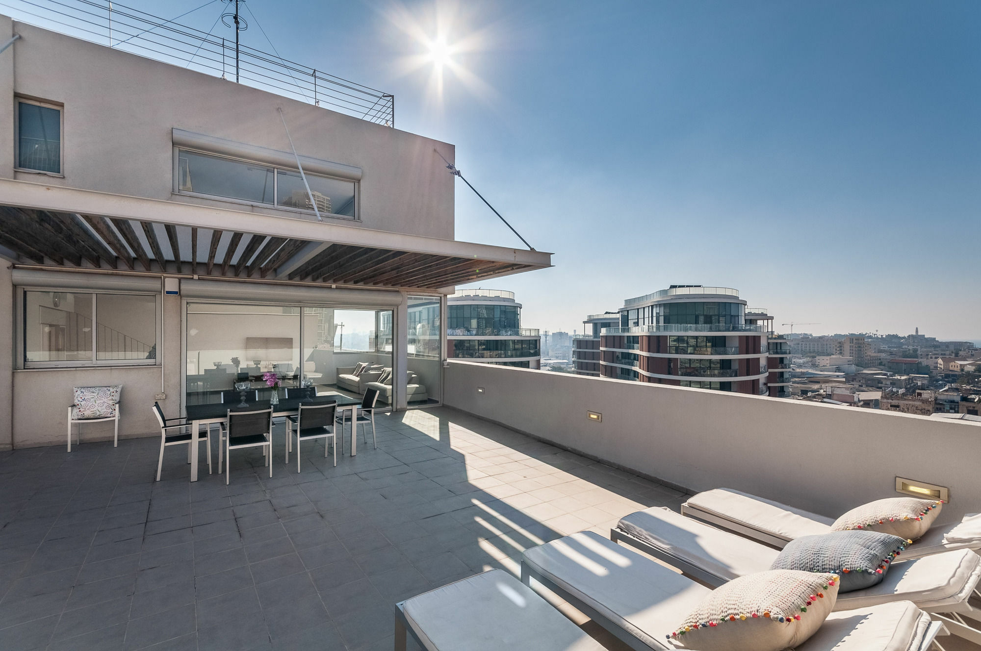 Ferienwohnung Abarbanel St Incredible Penthouse Tel Aviv-Jaffa Exterior foto